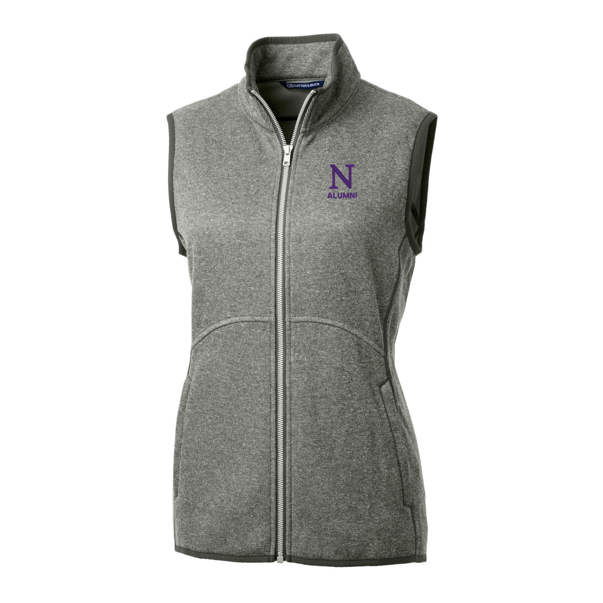 Northwestern Wildcats Women's Mainsail Knit Full-Zip Vest