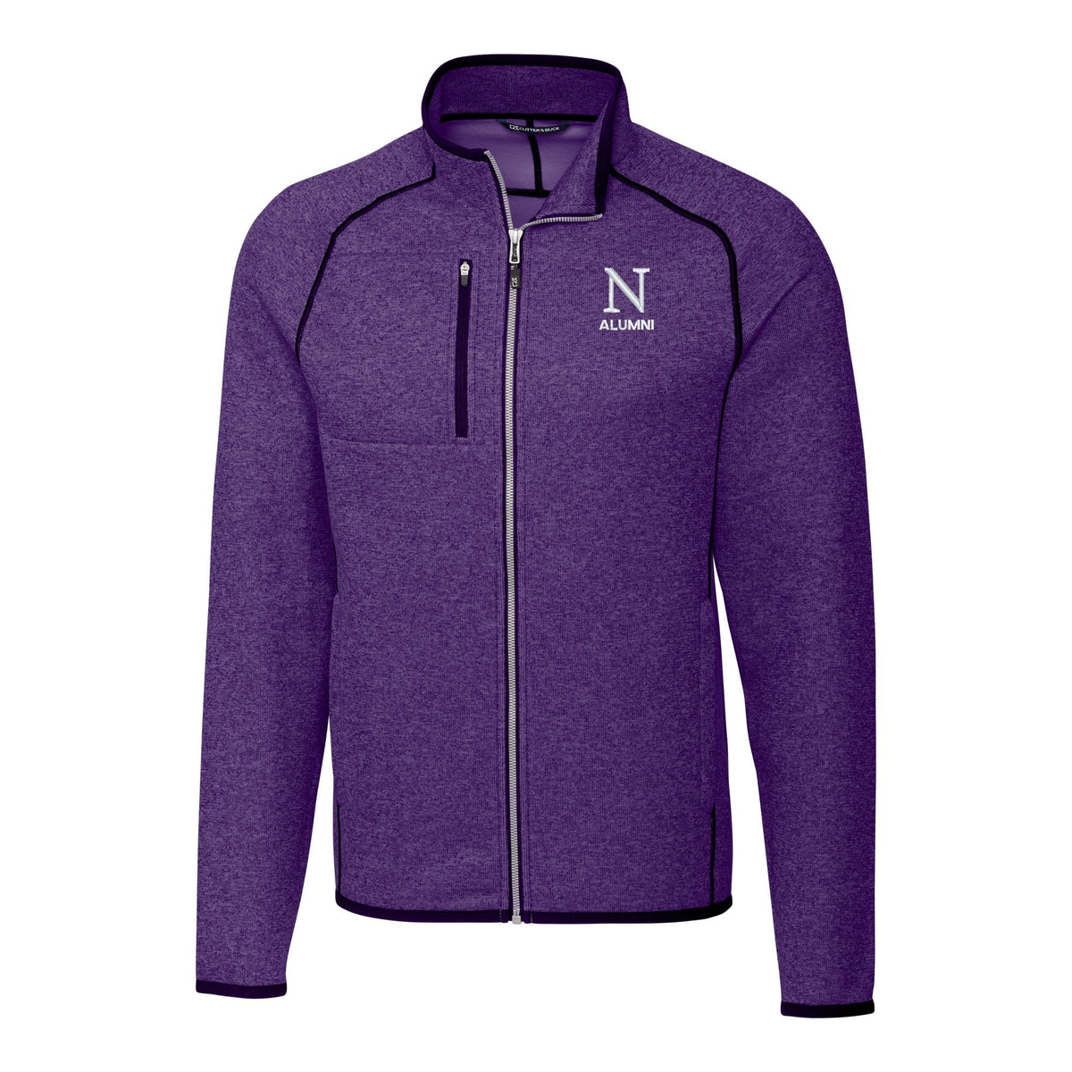 Northwestern Wildcats Men's Mainsail Full-Zip Jacket Alumni