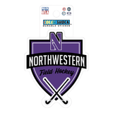 Northwestern Wildcats Field Hockey Decal