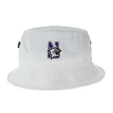 Northwestern Wildcats White Bucket Hat