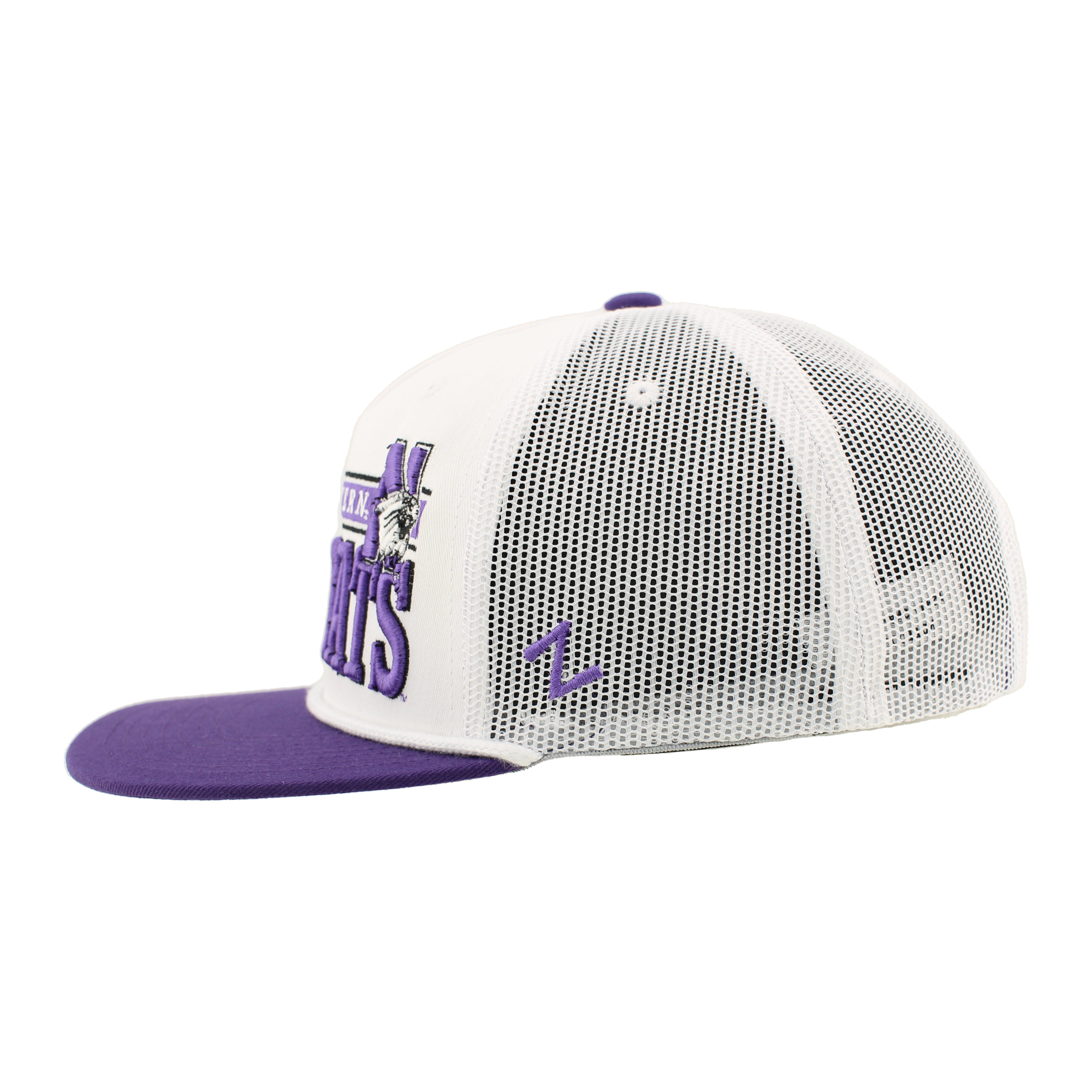 Northwestern Wildcats Purple/White Flatbill Hat