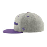 Northwestern Hat Grey/Purple Script Flatbill