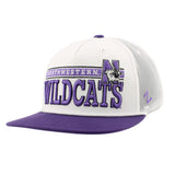 Northwestern Wildcats Purple/White Flatbill Hat