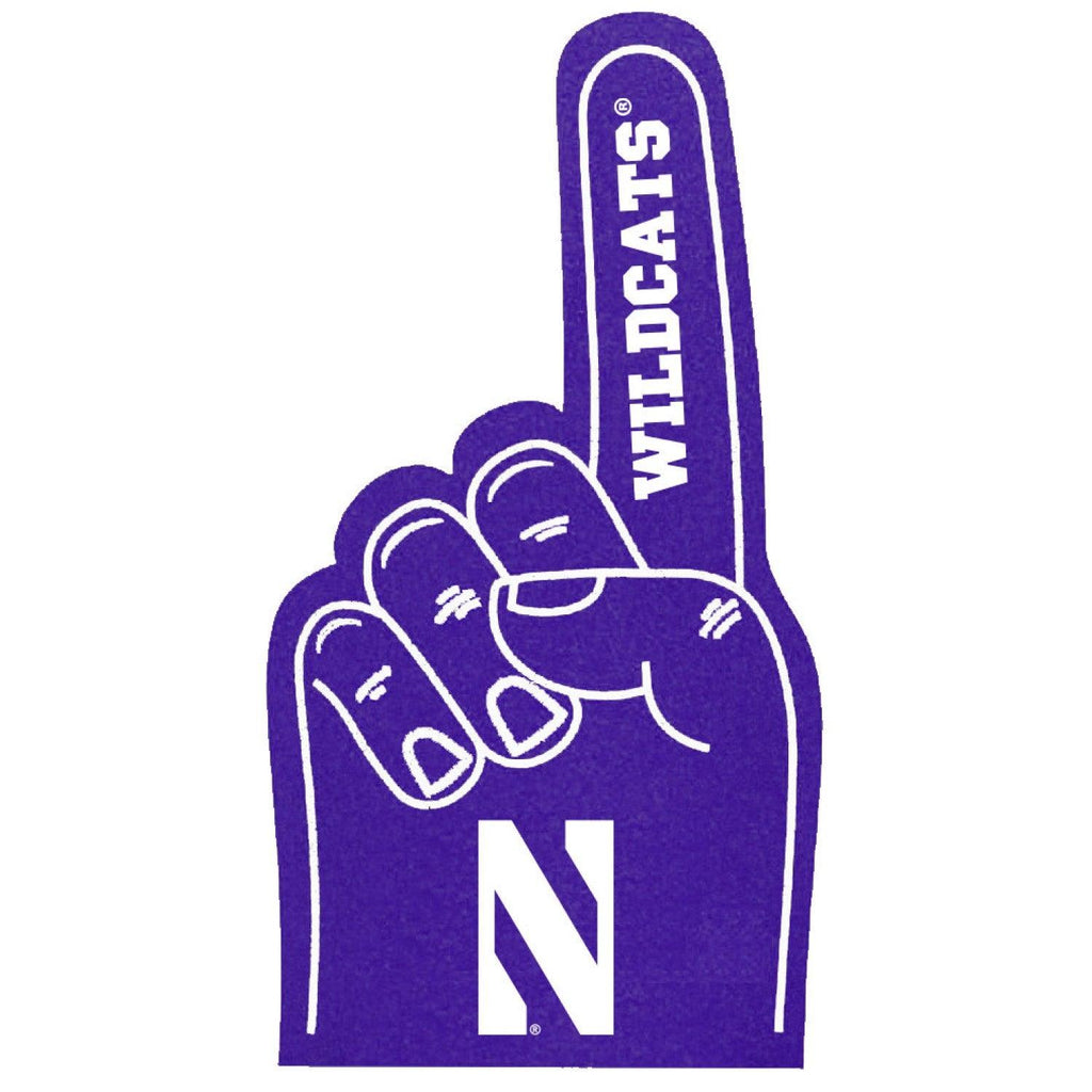 Northwestern Wildcats 12" Purple Foam Hand - Northwestern Team Store
