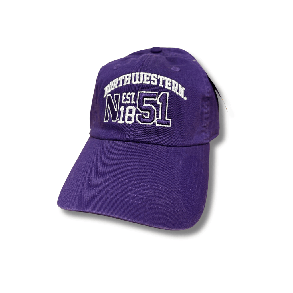 Northwestern Wildcats Arched Est 1851 Purple Hat - Northwestern Team Store
