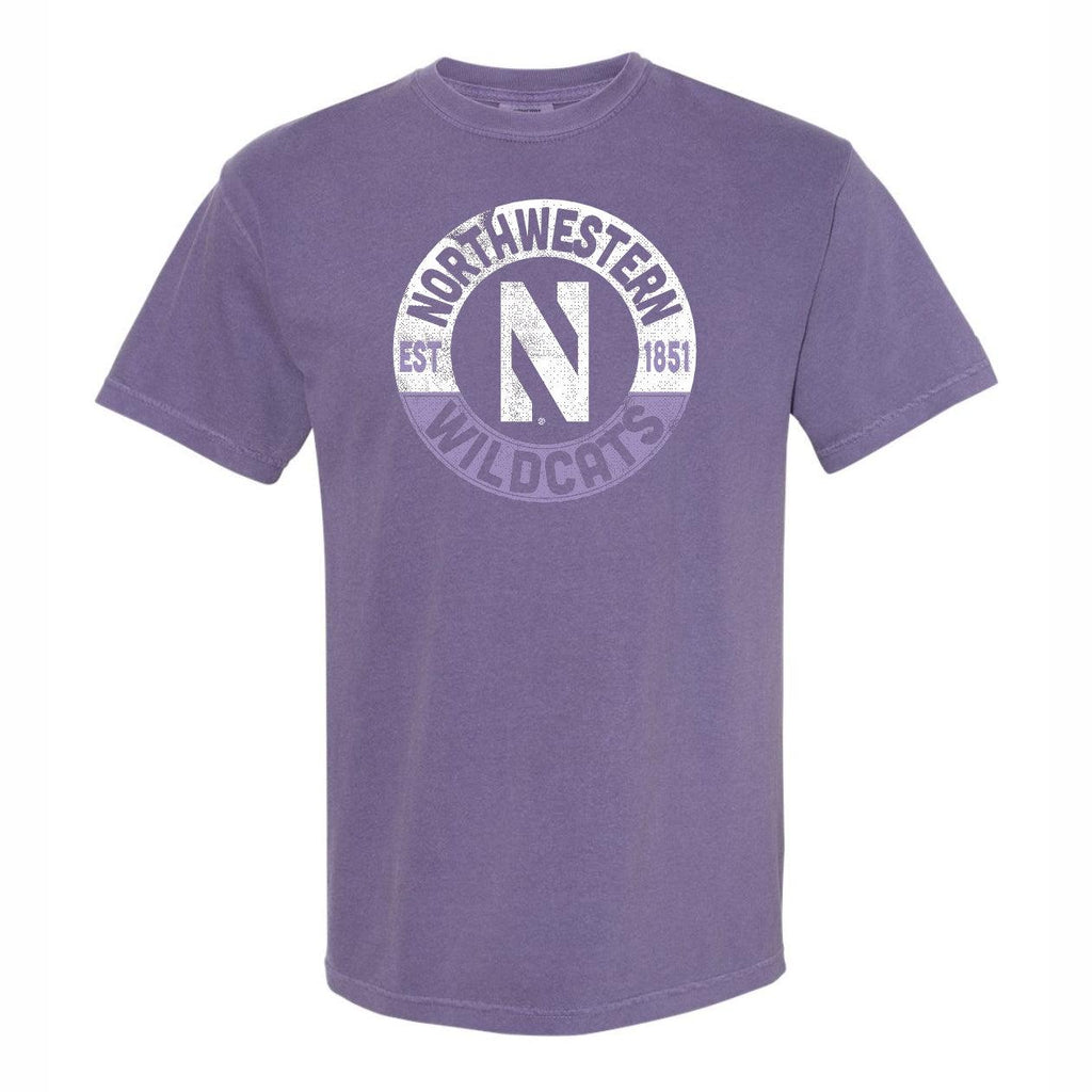 Northwestern Wildcats Establishment Circle T-Shirt - Northwestern Team Store