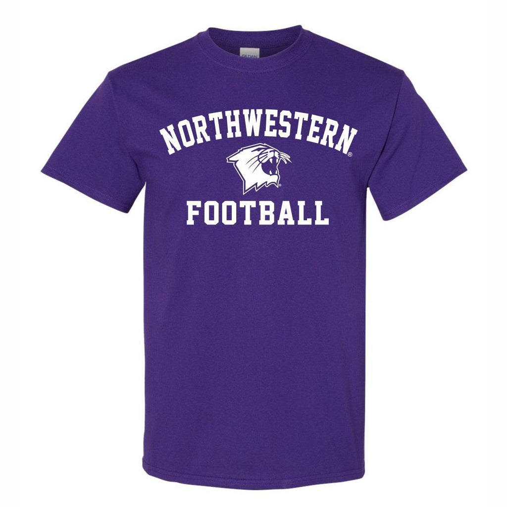 Northwestern Wildcats Football Cat Logo T-Shirt - Northwestern Team Store