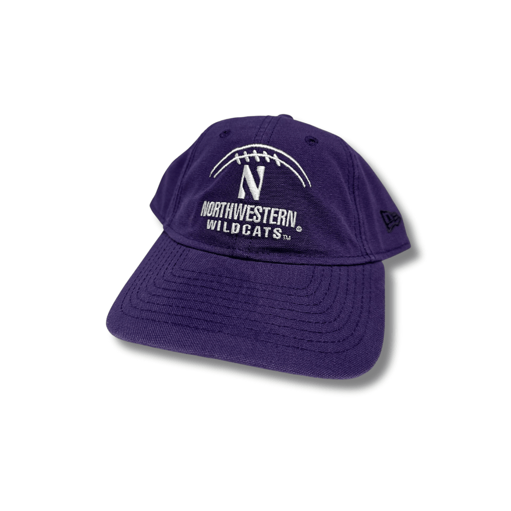 Northwestern Wildcats Football Laces Adjustable Purple Hat - Northwestern Team Store