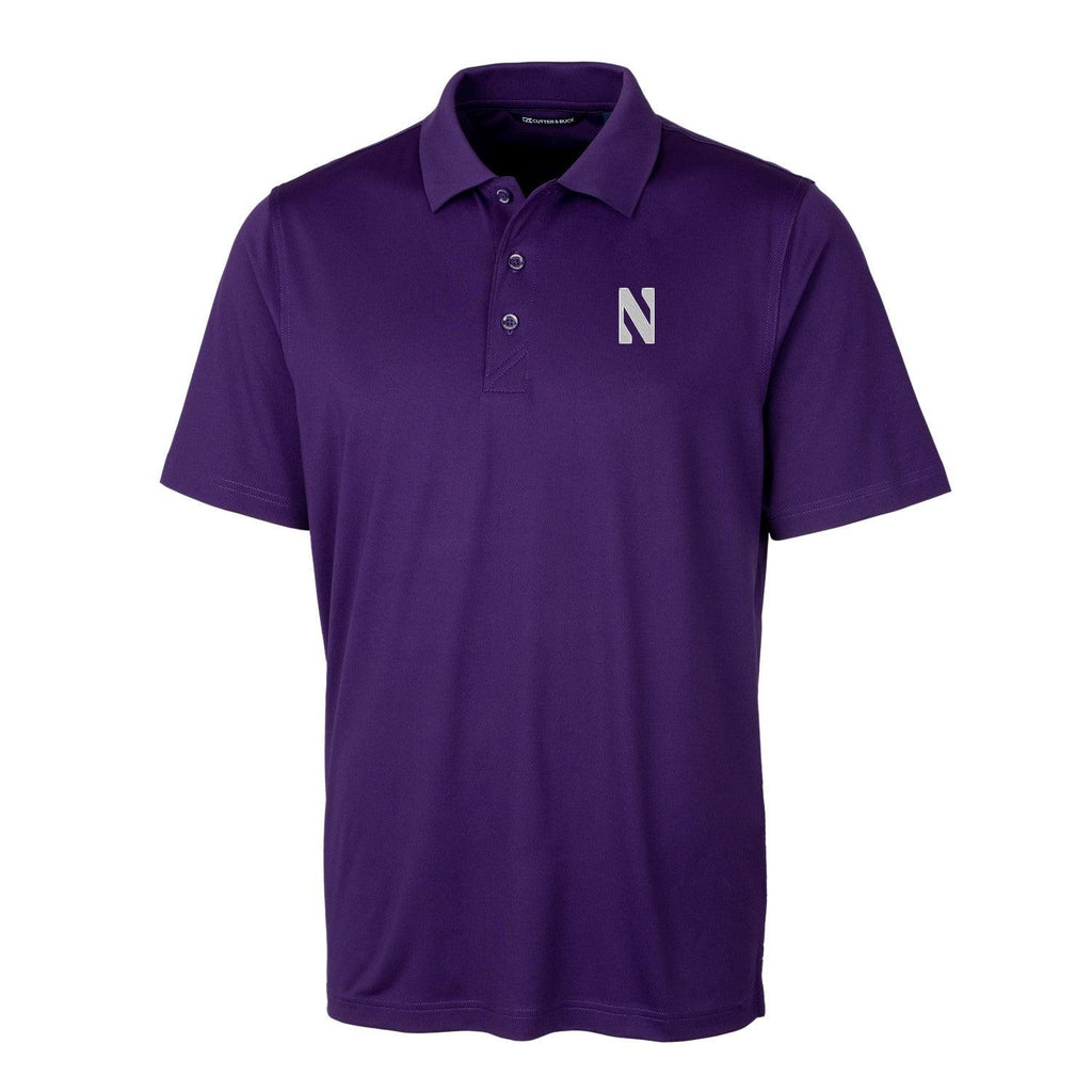 Northwestern Wildcats Men's Cutter &amp; Buck Forge Stretch Purple Polo - Northwestern Team Store