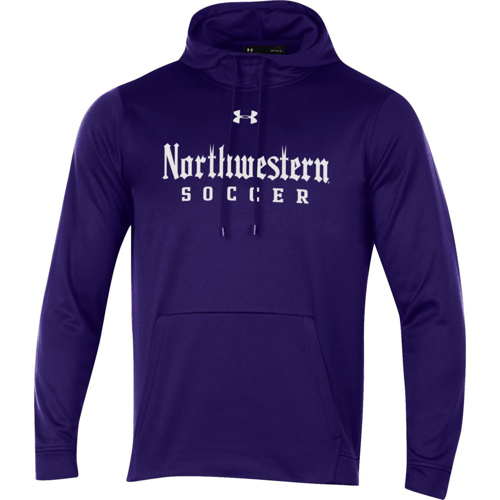 Northwestern Wildcats Men's Under Armour Gothic Soccer Purple Hoodie - Northwestern Team Store