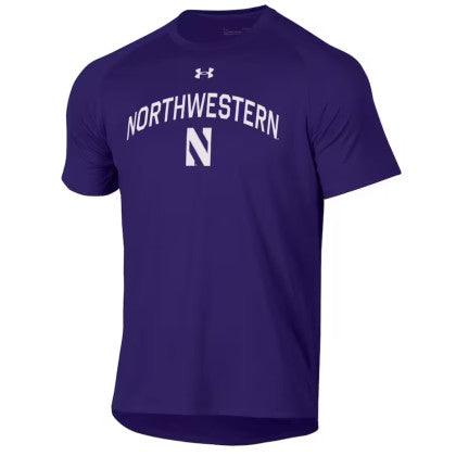 Northwestern Wildcats Men's Under Armour Purple Arched University T-Shirt - Northwestern Team Store