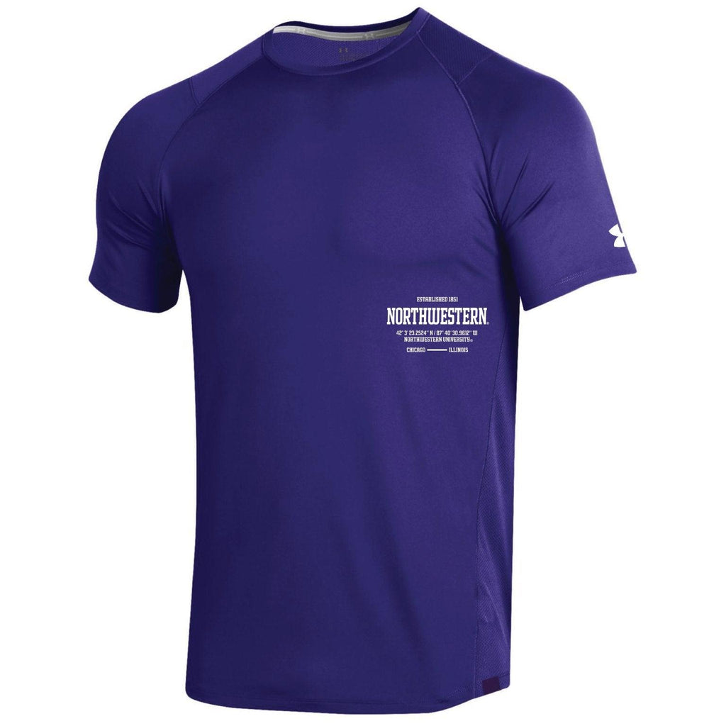 Northwestern Wildcats Men's Under Armour Purple Latitude T-Shirt - Northwestern Team Store