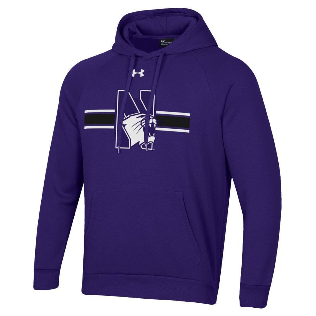 Northwestern Wildcats Men's Under Armour Vintage Wildcat Purple Hoodie - Northwestern Team Store