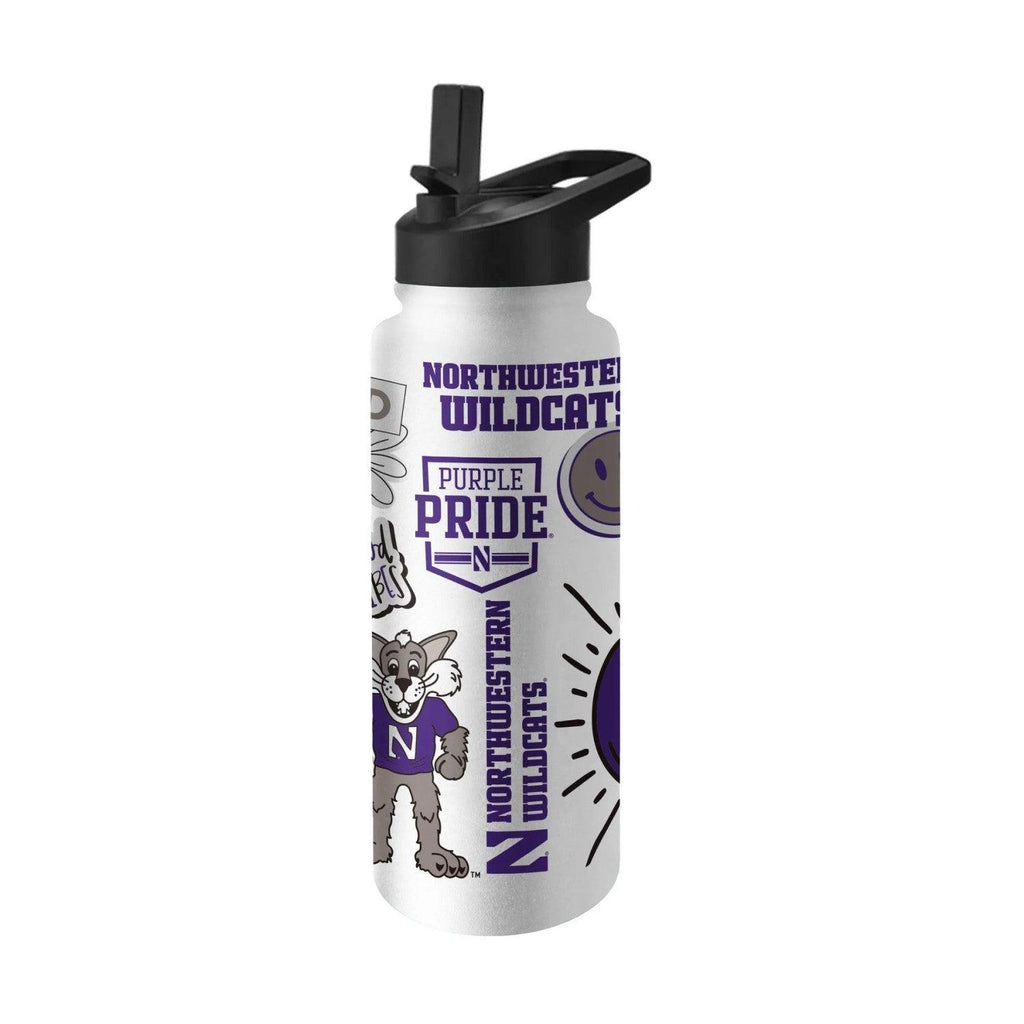 Northwestern Wildcats Native Quencher Bottle - Northwestern Team Store