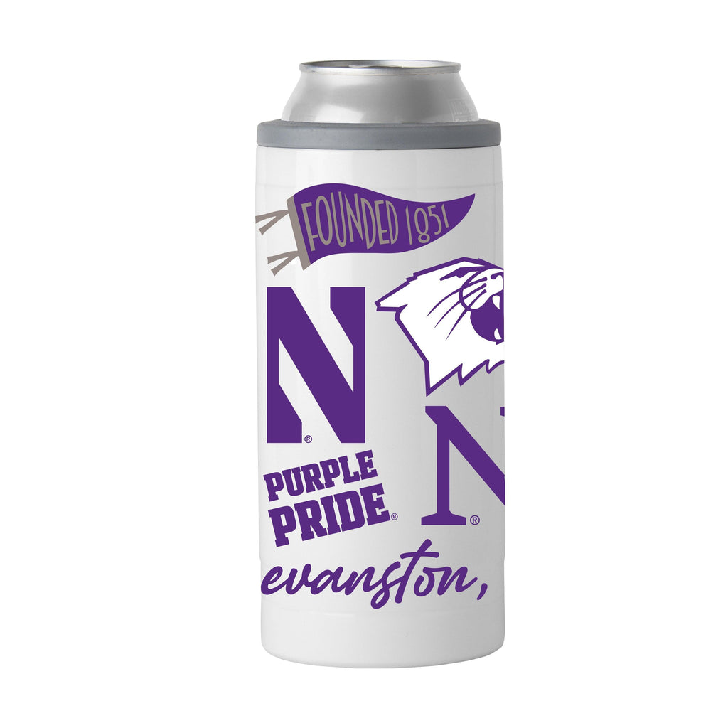 Northwestern Wildcats Native Slim Can Coozie - Northwestern Team Store