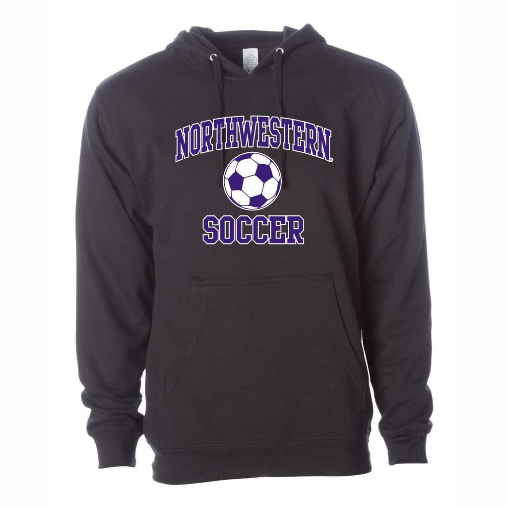 Northwestern Wildcats NU Soccer Black Hoodie - Northwestern Team Store