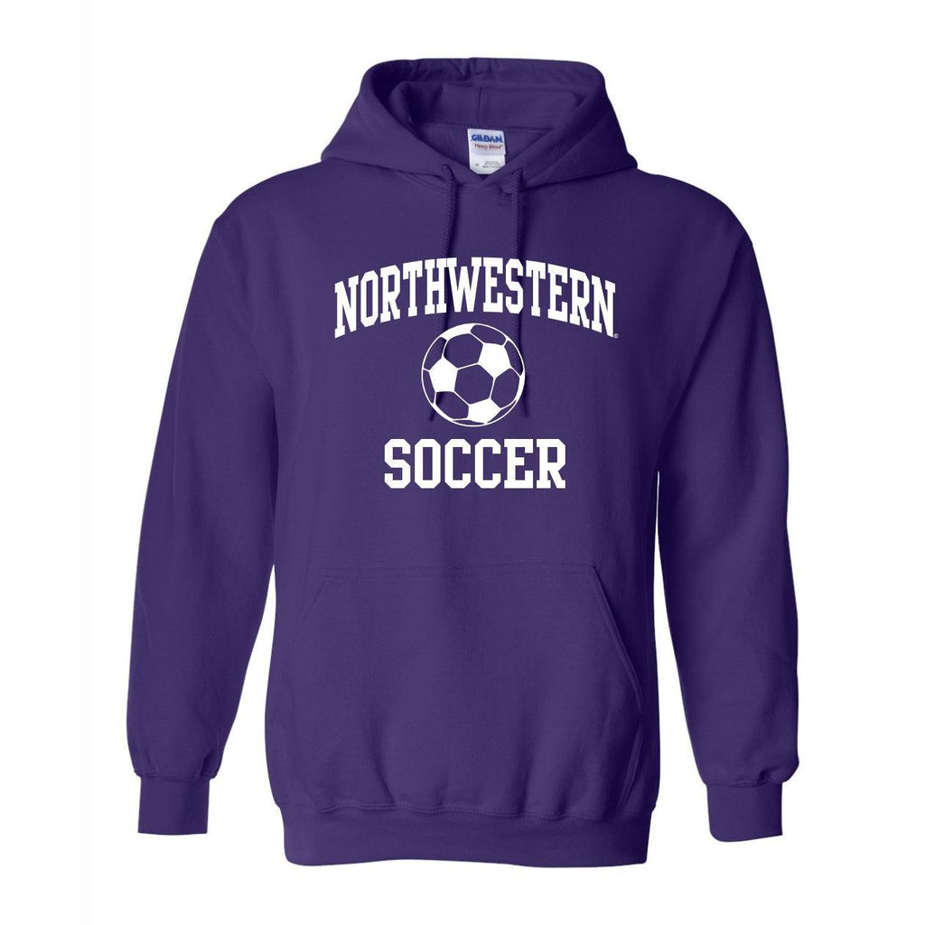 Northwestern Wildcats NU Soccer Purple Hoodie - Northwestern Team Store