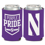 Northwestern Wildcats Purple Pride 12oz Can Cooler - Northwestern Team Store