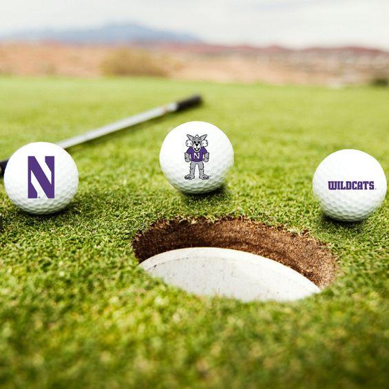 Northwestern Wildcats Taylormade 3-Pack Golf Balls - Northwestern Team Store