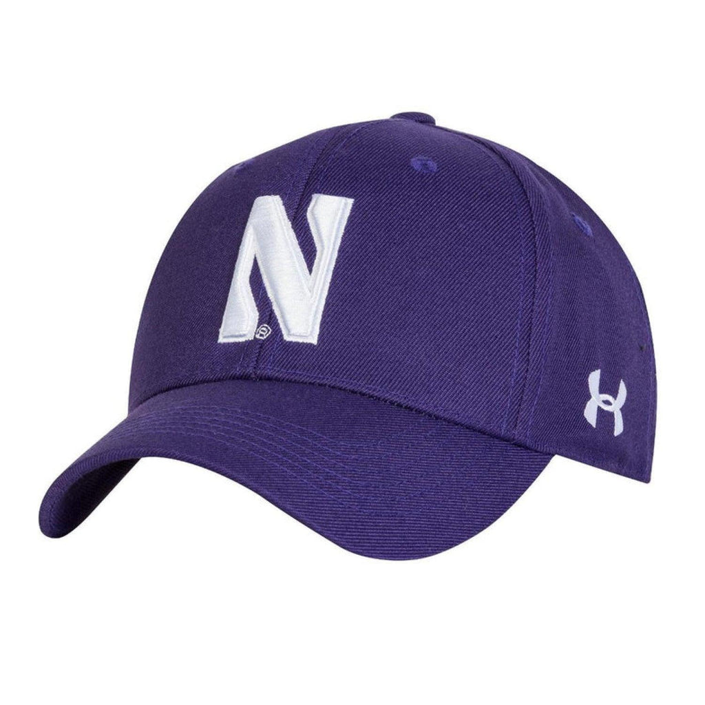 Northwestern Wildcats Under Armour Adjustable Purple Hat - Northwestern Team Store