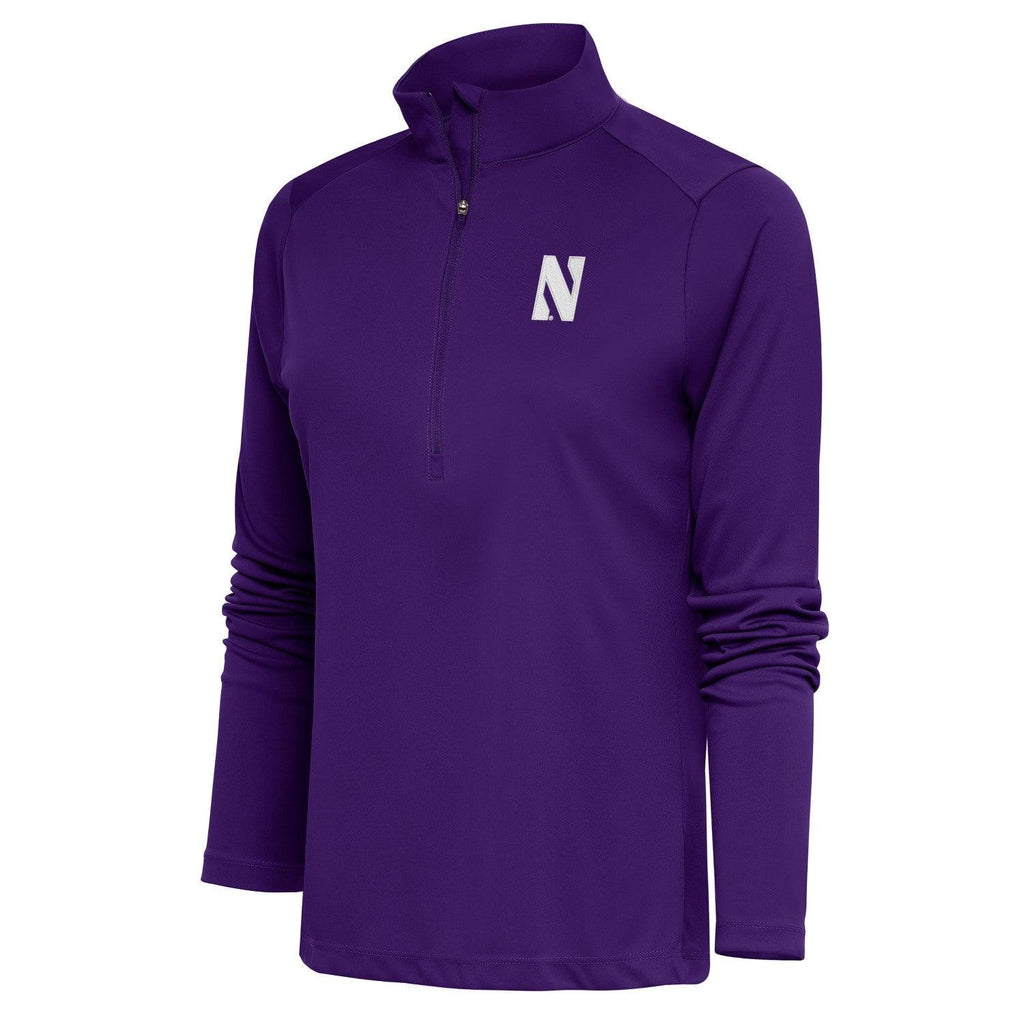 Northwestern Wildcats Women's Antigua Tribute Purple Quarter-Zip - Northwestern Team Store
