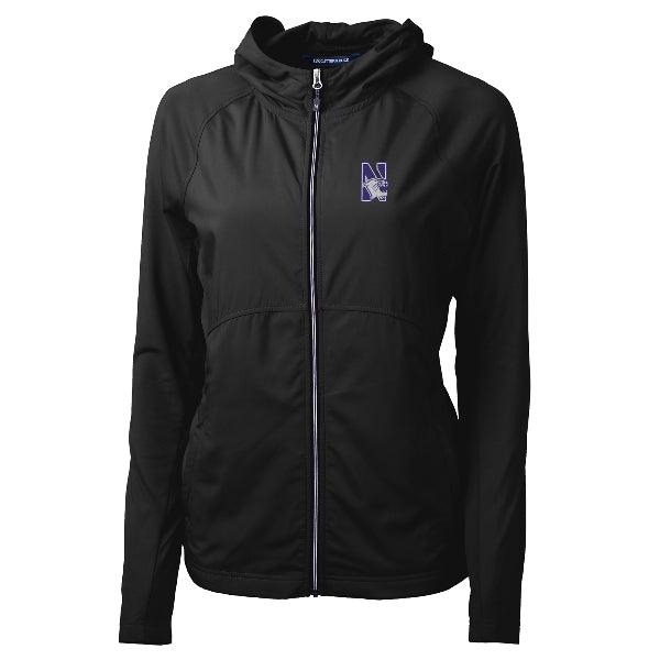 Northwestern Wildcats Women's Cutter & Buck Adapt Black Full Zip J – Northwestern Team Store