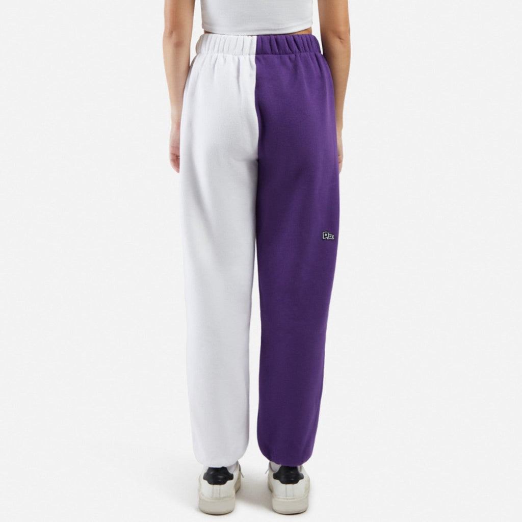 Northwestern Wildcats Women's Hype &amp; Vice Color Block Sweatpants - Northwestern Team Store