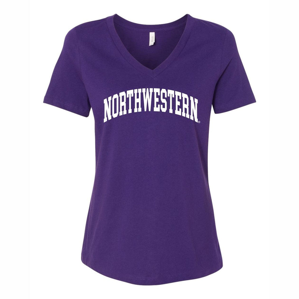Northwestern Wildcats Women's Purple Arch T-Shirt - Northwestern Team Store