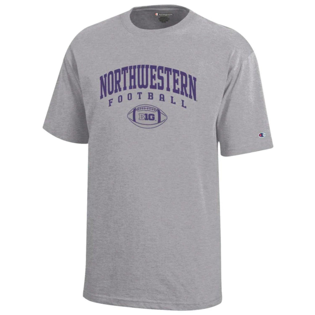 Northwestern Wildcats Youth B1G Football T-Shirt - Northwestern Team Store