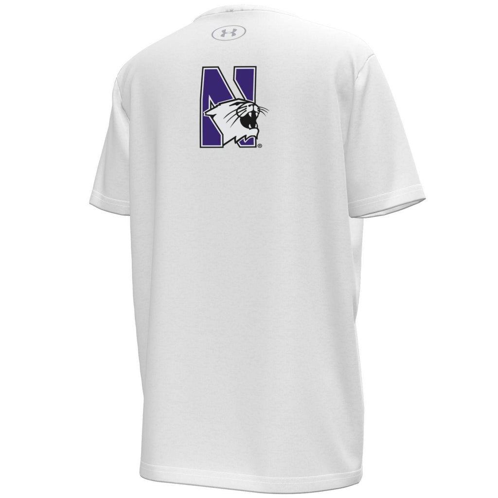 Northwestern Wildcats Youth Under Armour Gameday N-Cat T-Shirt - Northwestern Team Store