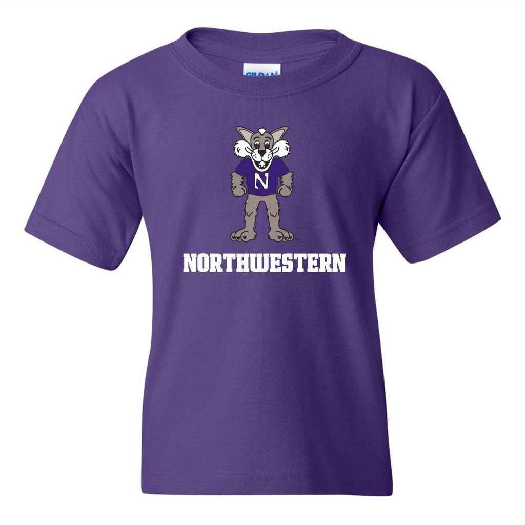 Northwestern Wildcats Youth Willie The Wildcat T-Shirt - Northwestern Team Store