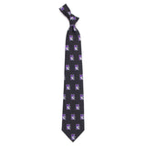 Northwestern Wildcats Black N-Cat Tie