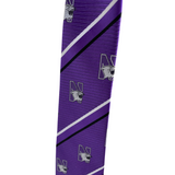 Northwestern Wildcats Purple N-Cat Tie